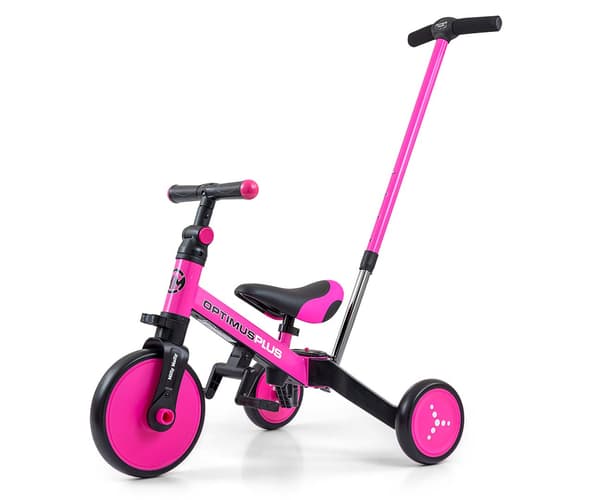 MILLY MALLY 5304 4-i-1-cykel OPTIMUS Plus rosa