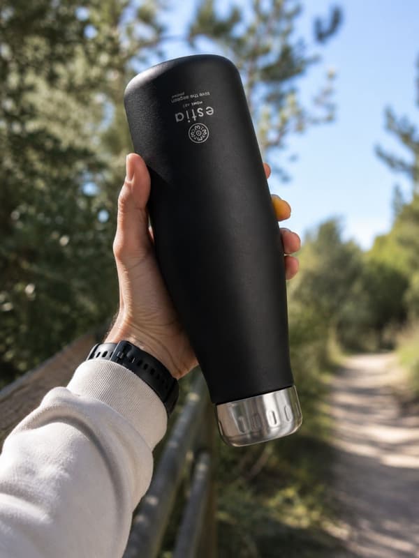 500 ml termosflaska i midnattssvart