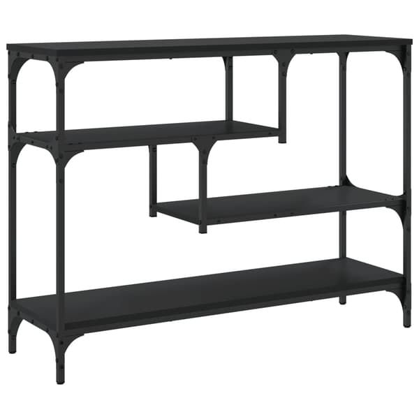 vidaXL konsolbord, sort, 100x30x75 cm