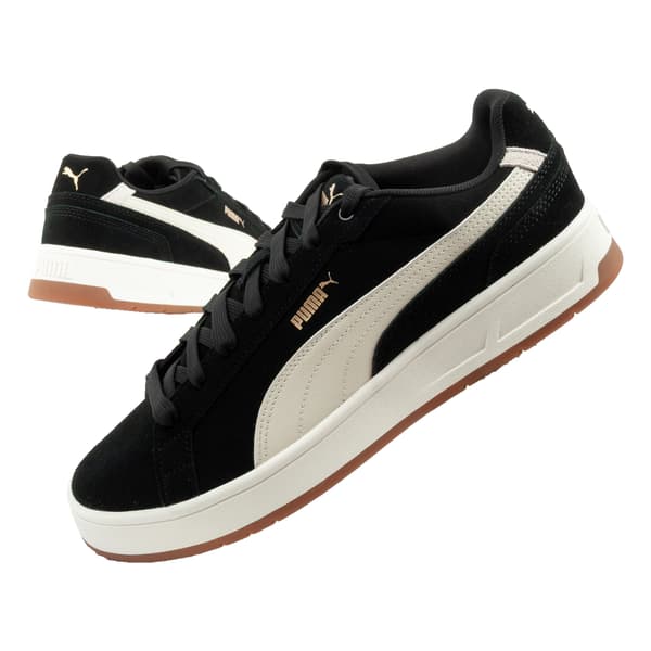 Puma Court Classico SD Sort-Alpine Snow-Guld [402633 01] s.43