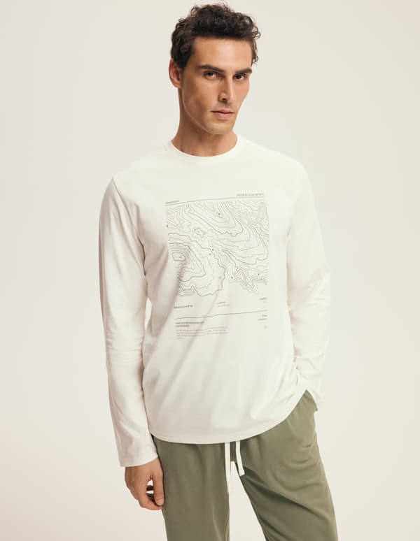Local Henderson herrpyjamas | Kräm, Khaki 2XL