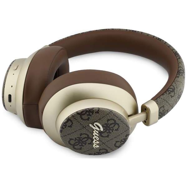 Guess Bluetooth ENC 4G Gold Script -metallinruskeat korvanapit