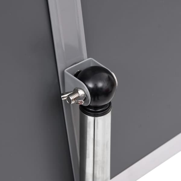 vidaXL A3-posterställ, silver, aluminiumlegering