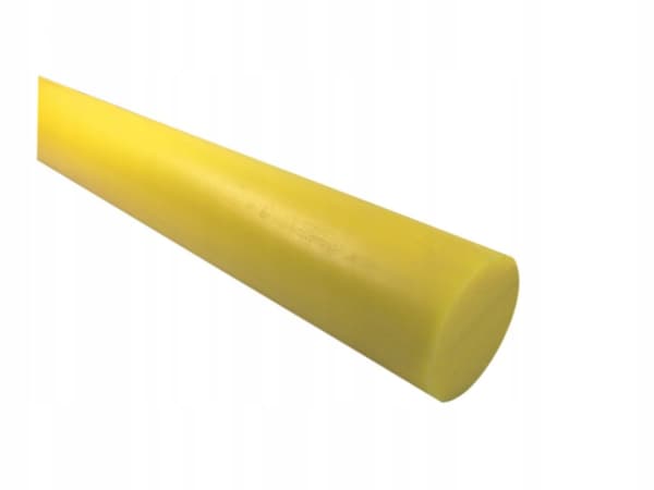 Polyamidstångsrulle Ø 40x1000mm PA6-G gul