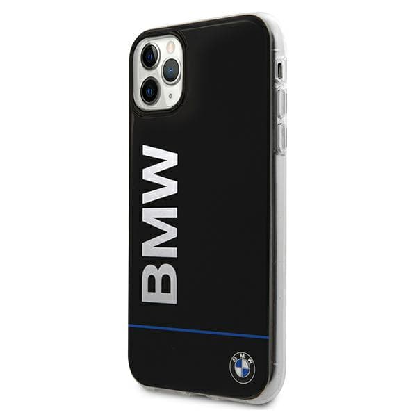 BMW Signature Printed Logo Cover til iPhone 11 Pro Max, Sort