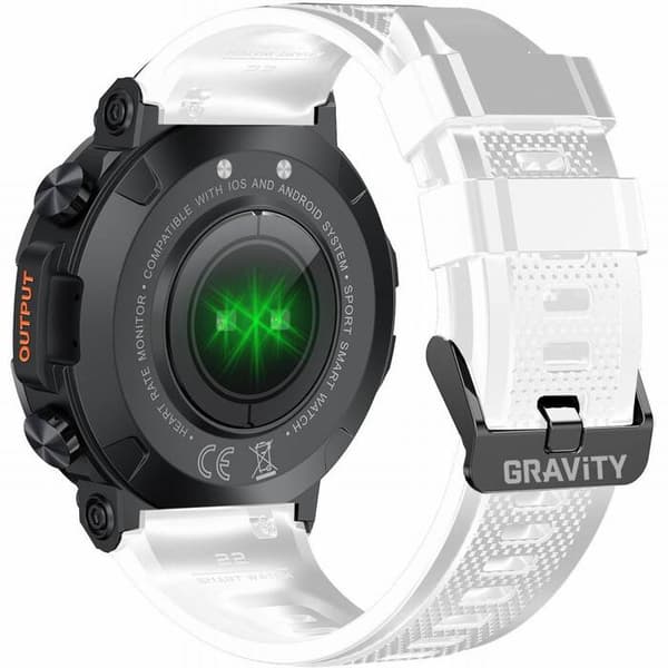 Herrsmartklocka GRAVITY GT7-6 PRO - samtalsfunktion, pulsoximeter (sg018f)