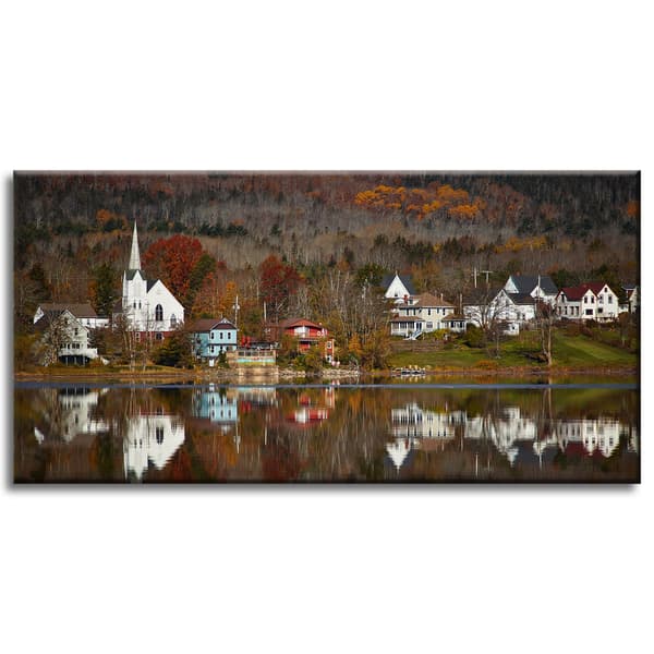 Canvastavla Arkitektur Stad 80x40 cm By Höst