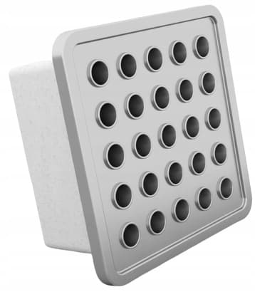 ErgoKratka Lydløs Badeværelsesventilator Satin