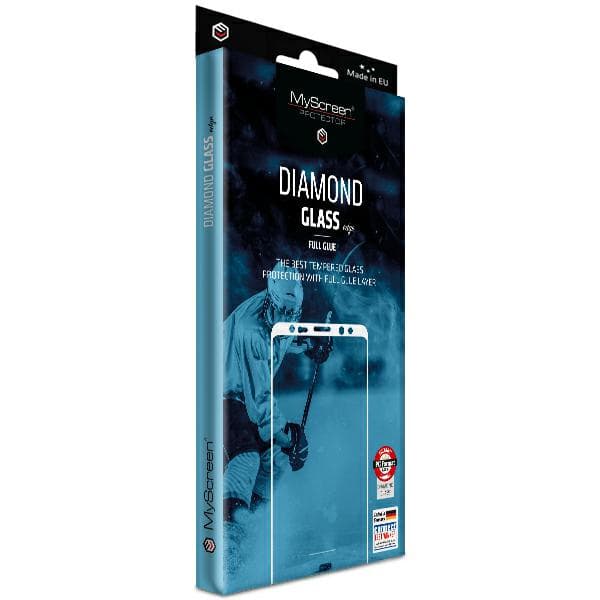 MS Diamond Glass Edge FG hærdet glas til iPhone 15, sort