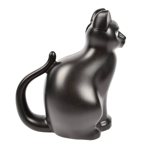 Vattenkanna svart katt