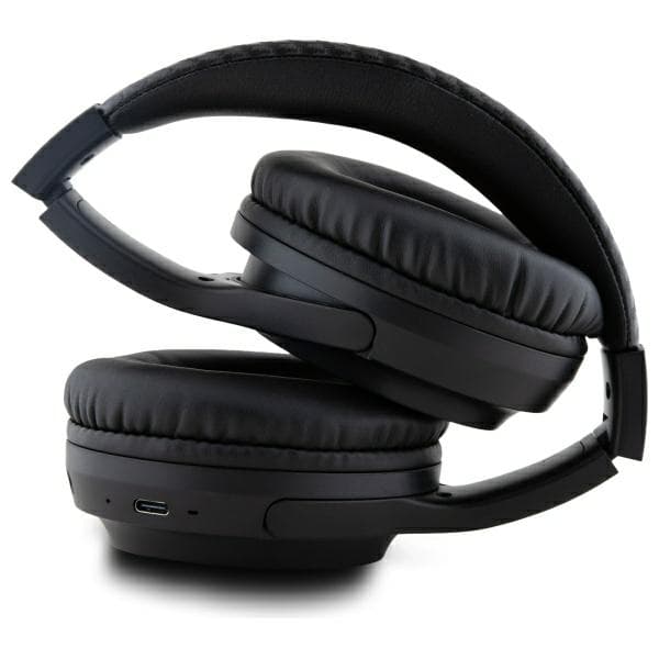 BMW Trykte Logoer Bluetooth ENC Over-Ear Hovedtelefoner, Sort