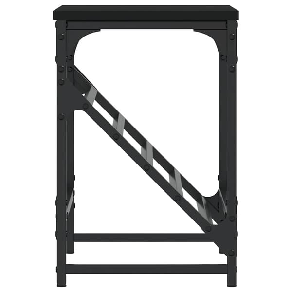 vidaXL skohylde, sort, 60x30x45 cm, træbaseret materiale