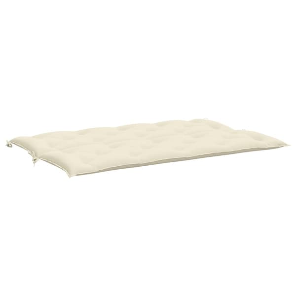 vidaXL Gungdyna, Creme, 150 cm, Tyg