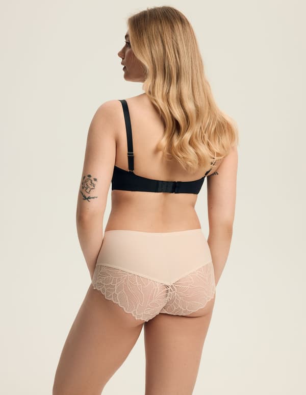 Esotiq Pansy högmidjade trosor 2-pack | Beige S