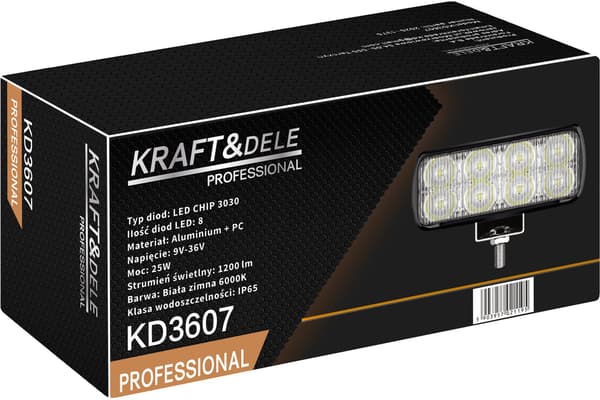 Arbetslampa 25W 1200lm KD3607