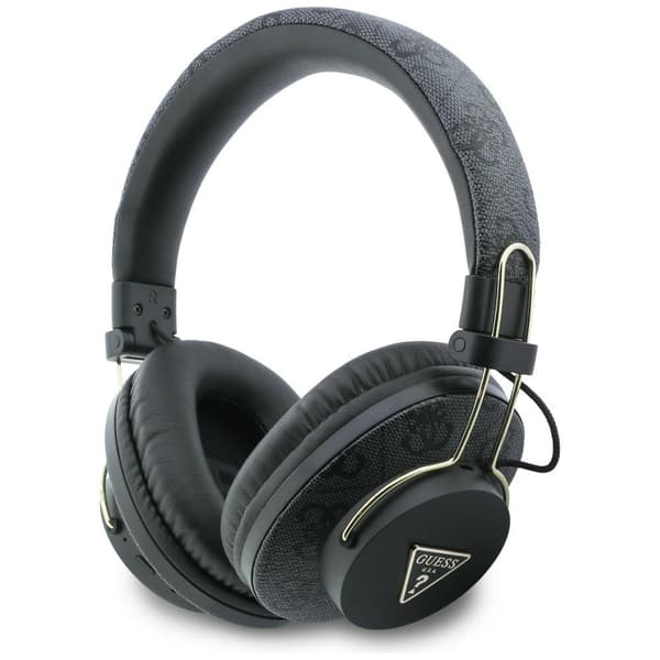Guess Triangle Logo Bluetooth ENC Over-Ear Hovedtelefoner Sort