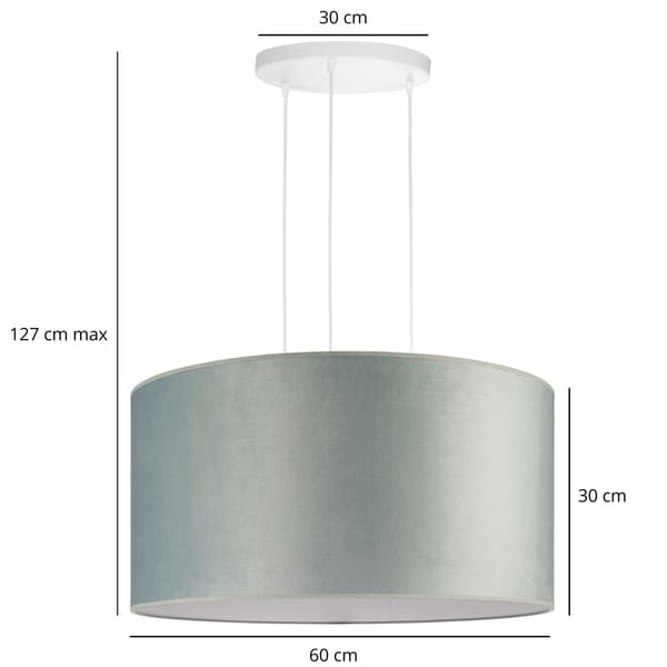 Tornado BAXL1 lampa, salvia sammet