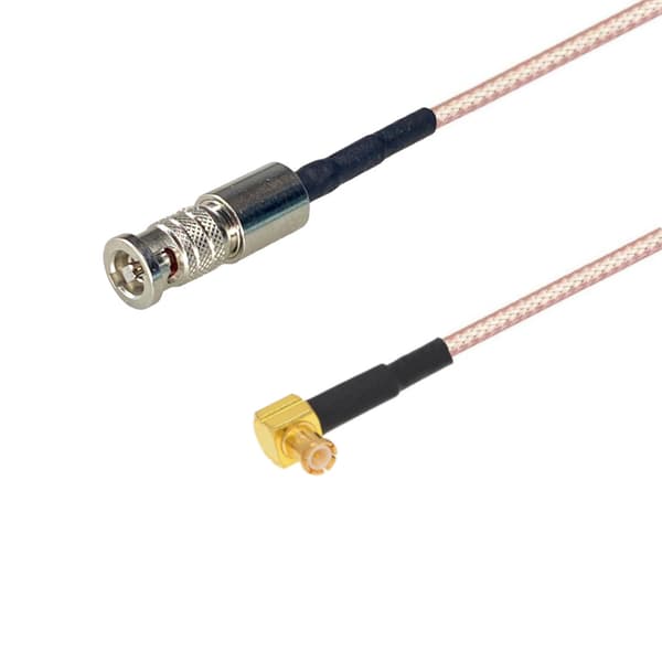 SDI-kaapeli, mini BNC-liitin / MCX-liitin, RA 75ohm 2m