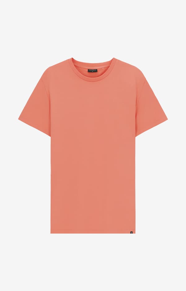 Ensfarvet t-shirt M