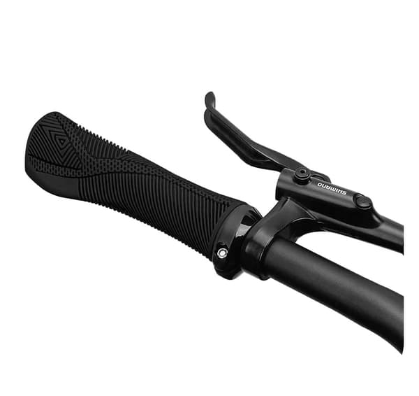 Greb, ergonomiske, profilerede styrgreb, Enlee 146 mm sort