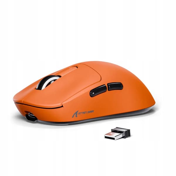 Trådlös mus | Attack Shark X3 Orange | Greppetejp