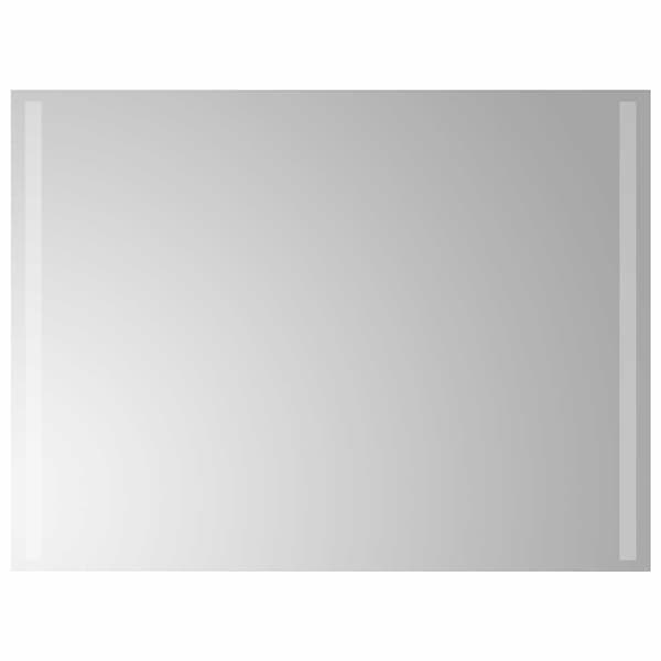 vidaXL Badrumsspegel med LED, 80x60 cm