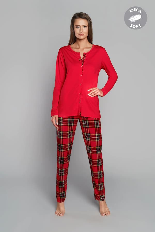 Zorza dampyjamas långärmad, långbyxor M