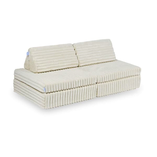 Montessori Standard Waffle Beige Mini Legesofa