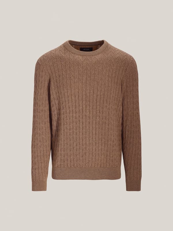 BEIGE SNEEM TRØJE XL