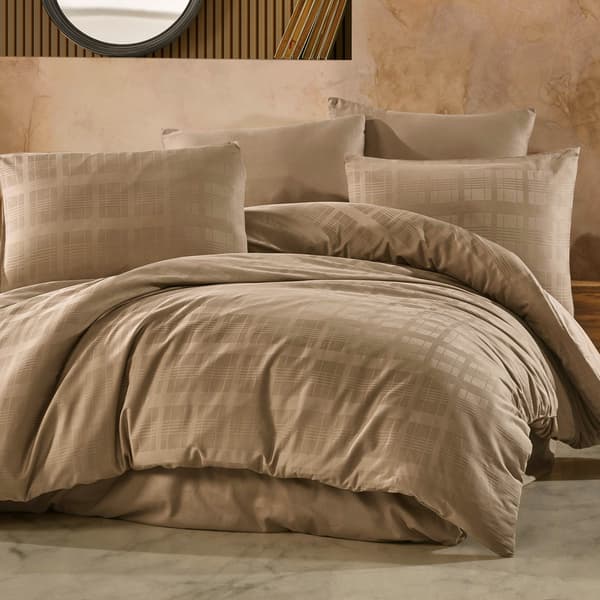 Bomuldspudebetræk 40x40 satin Marsela Premium - makosatin lys beige