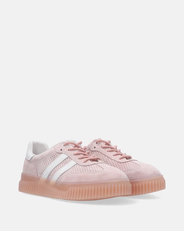 Rosa perforerade mockasneakers Rosa perforerade mockasneakers 39