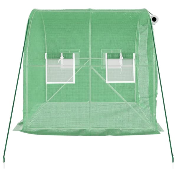 vidaXL drivhus med stålramme, 4 m², 2x2x2 m