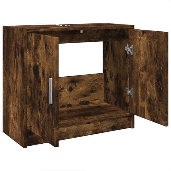 vidaXL vaskeskab røget eg 63x29x55 cm