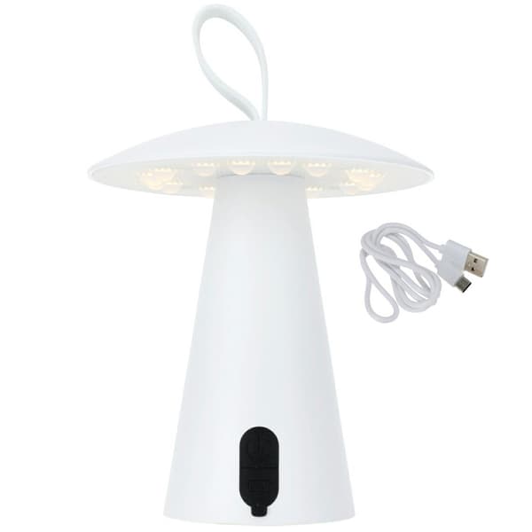 USB LED-bordslampa vit 17 cm