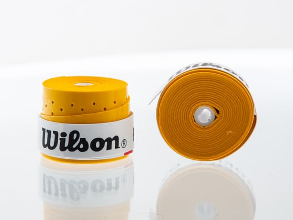 Wilson Overgrip Sticky Perforated Tennisgrepp - Gul
