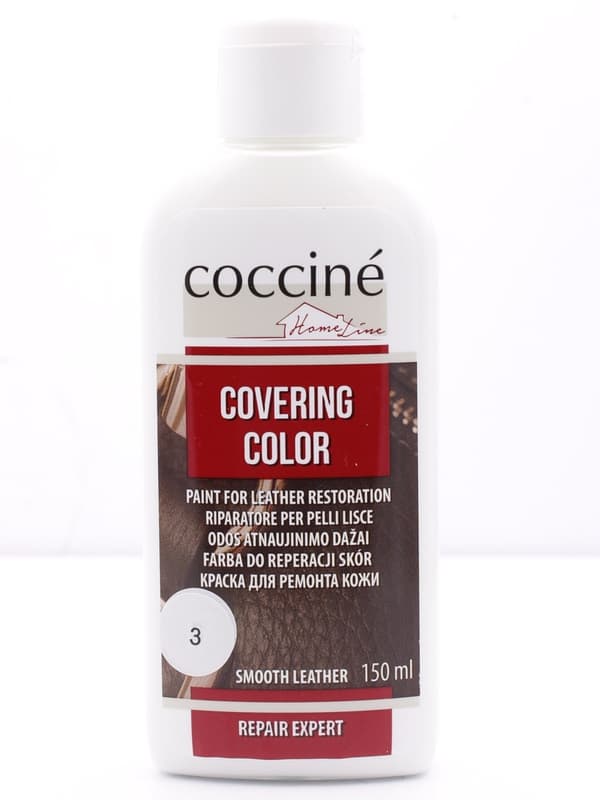 Læderrenoveringsmaling - COCCINE DÆKKEFARVE 150 ml sort