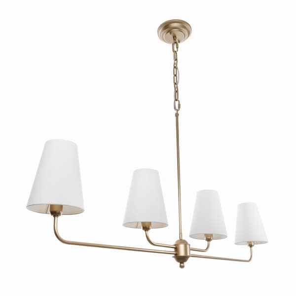 Klassisk guld HVID lampe - smal