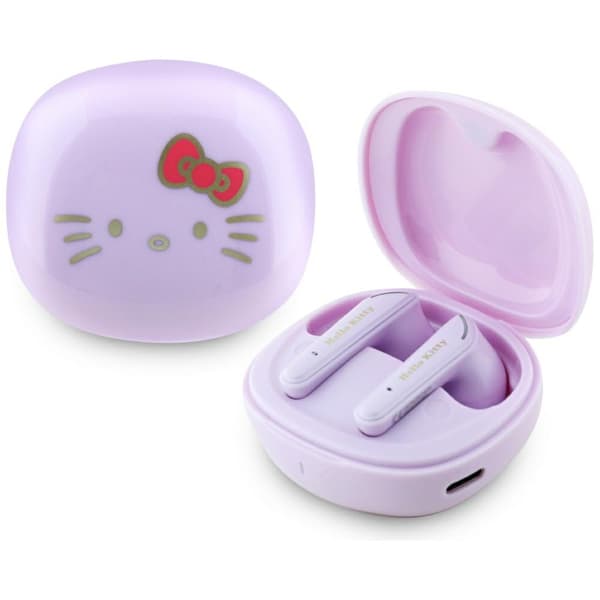 Hello Kitty TWS Hörlurar O Glansig Finish Lila