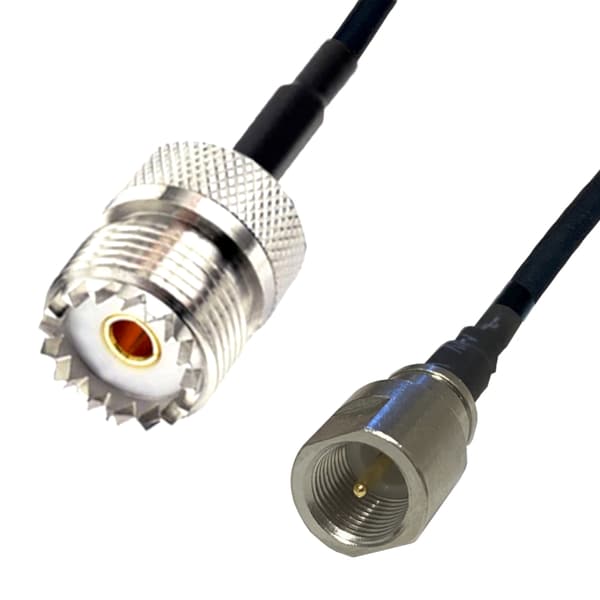 Pigtail FME-stik / UHF-fatning 1m