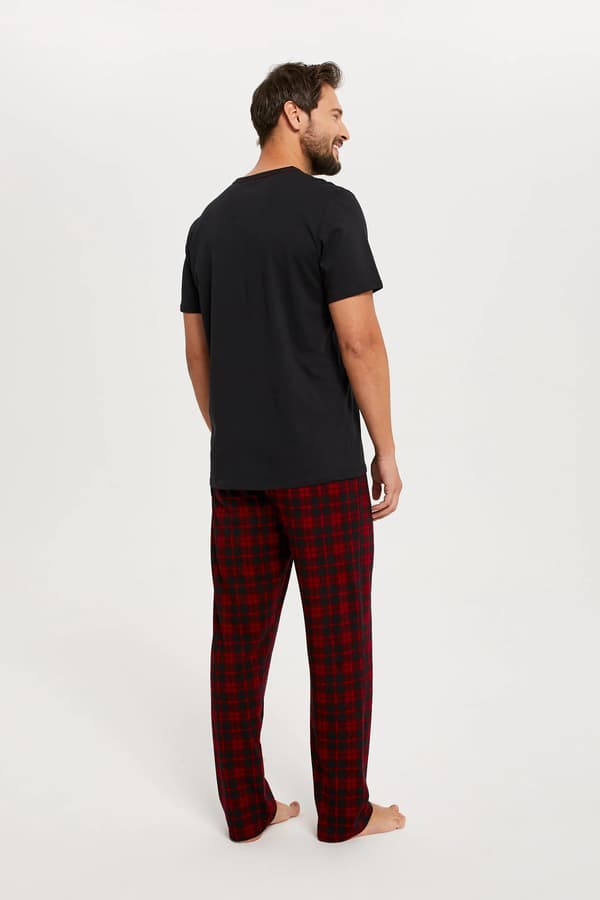 Zeman herrpyjamas, kortärmad, långbyxor XXL