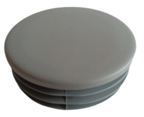 Indvendig hætte til rørprofil, Fi 32, 100 stk., grå