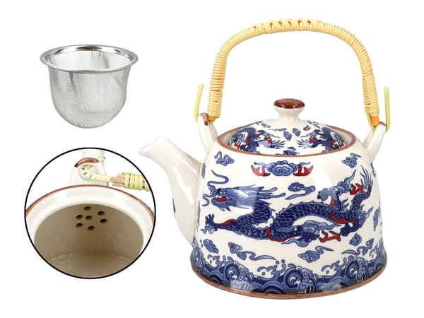 Keramisk elkedel med infuser