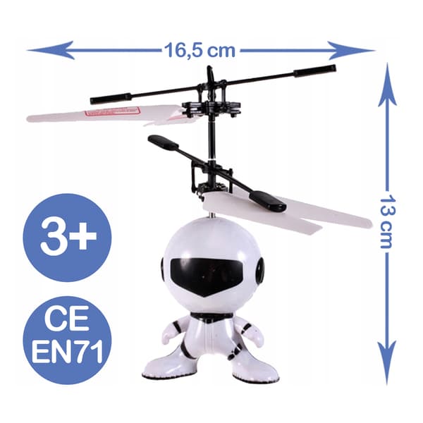 Flyvende Alien UFO Håndstyret Robot Z2342