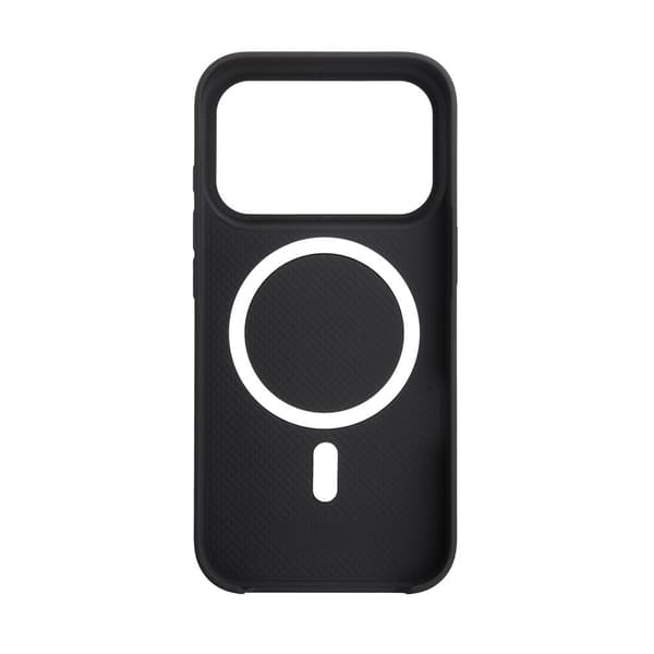 MELKCO iPhone 17 Pro cover, læder, MagSafe-resistent, sort
