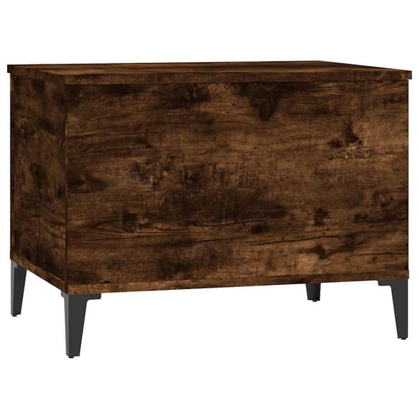 vidaXL sofabord røget eg 60x44,5x45 cm