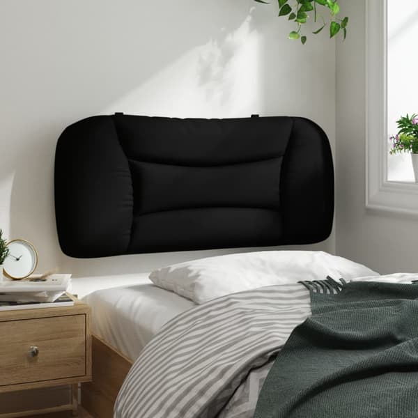 vidaXL hovedgærdehynde, sort, 90 cm, stof