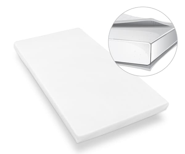Skummadras til babyseng 120x60 cm, antiallergisk