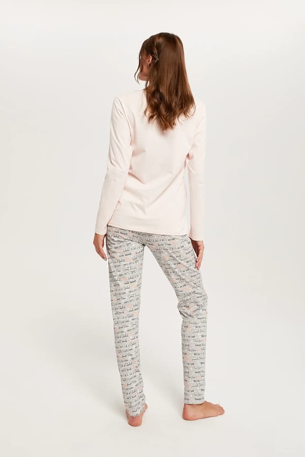 Karla dampyjamas långärmad, långbyxor S/M