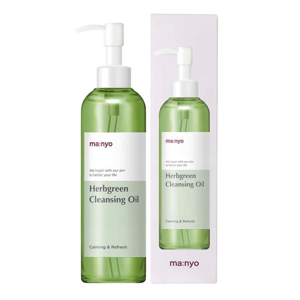Manyo Herb Grøn Ansigtsrensende Olie - 200 ml