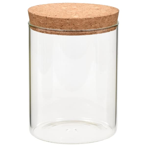vidaXL Glasburkar med korklock, 6 st, 650 ml